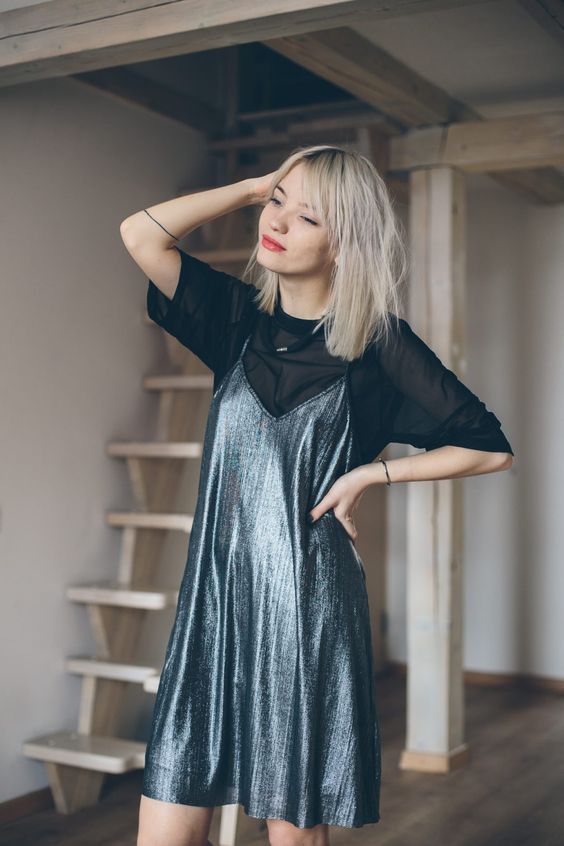 چگونه با یک سارافون ساده جذاب ترین استایل دنیا را داشته باشیم مدل سارافون دخترانه لمه