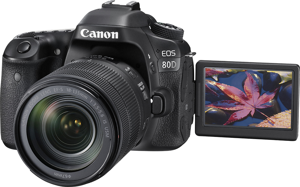 بررسی دوربین حرفه ای Canon EOS 80D صفحه نمایش دوربین 80D